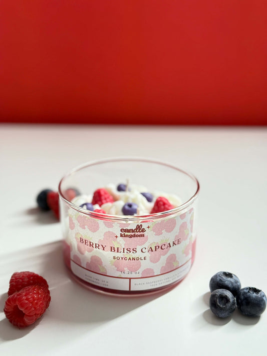 Berry Bliss Dessert Candle | Premium Handmade Soy Wax Candle