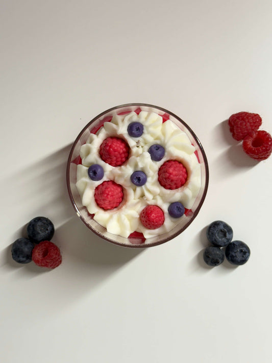 Berry Bliss | Dessert Candle | Premium Handmade Soy Wax Candle