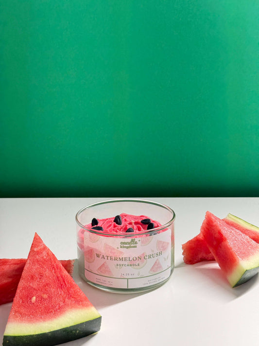 Watermelon Crush |  Dessert Candle | Premium Handmade Soy Wax Candle