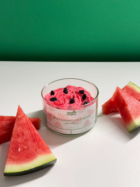 Watermelon Crush |  Dessert Candle | Premium Handmade Soy Wax Candle