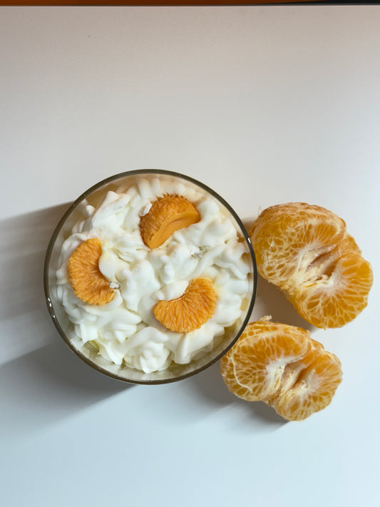 Citrus Capcake | Dessert Candle | Premium Handmade Soy Wax Candle